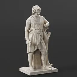 Bertel with the goddess of hope