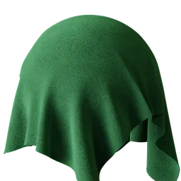 Green Felt Fabric