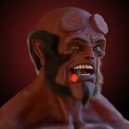 Hellboy Portrait
