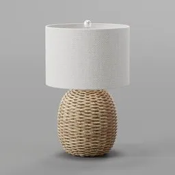 Rattan Table Lamp