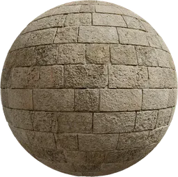 Detailed medieval stone texture for 3D modeling, PBR ready, created by Rob Tuytel.