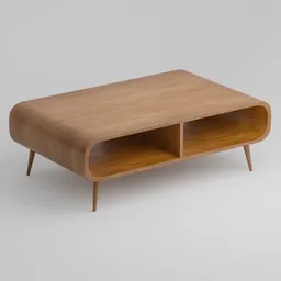 Modern Wooden Coffee Table