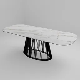Dining table Calacatta Paonazzo - 1