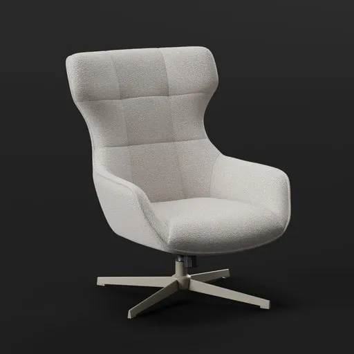 Beige Swivel Chair