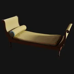 Late 1800s Daybed Recamier