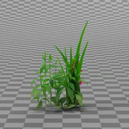Stylized Grass - Grass with Flower