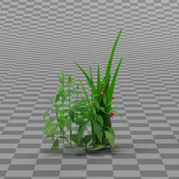 Stylized Grass - Grass with Flower