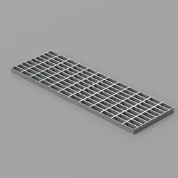 Rectangular Steel Grating Panel