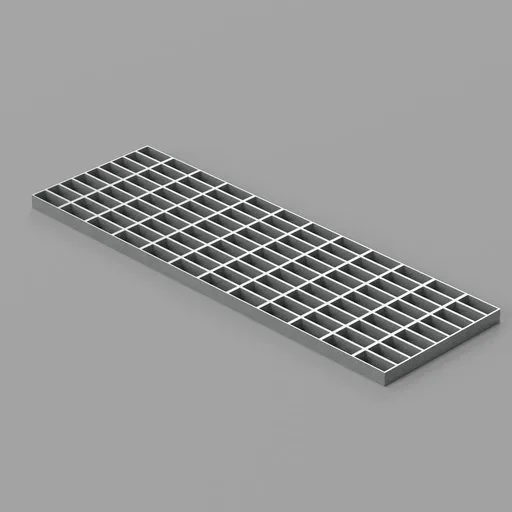 Rectangular Steel Grating Panel