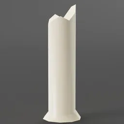 "A small wax candle 3D model for Blender 3D, perfect for adding some medieval charm to your scenes. Inspired by Leon Wyczółkowski, this hardsurface model features a broken vase and pays homage to Philippe Starck. From BlenderKit's art category."
