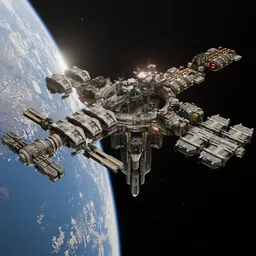 Scifi Space station