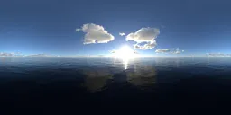 Bluesky sunset yellow light