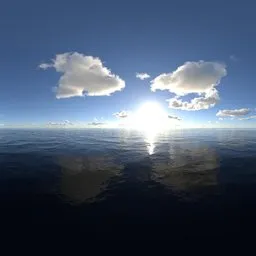 Bluesky sunset yellow light