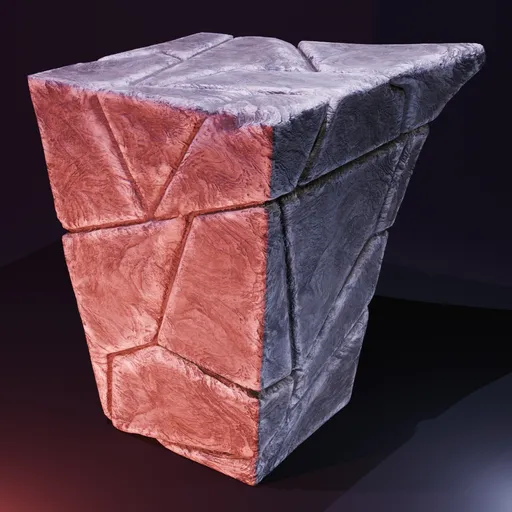 Stylized rock