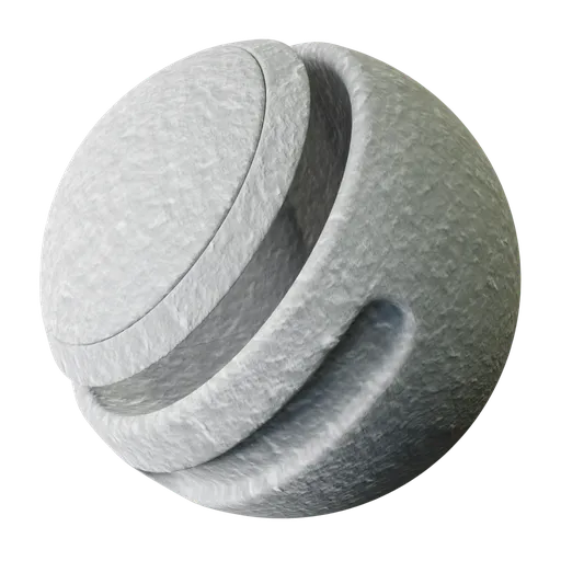 High-quality Rustic Roughcast PBR material for 3D modeling in Blender, resembles natural stone with an uneven, textured finish.