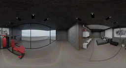 Modern Industrial Bedroom Interior