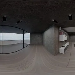 Modern Industrial Bedroom Interior