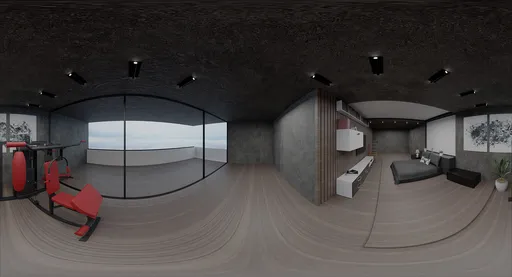 Modern Industrial Bedroom Interior