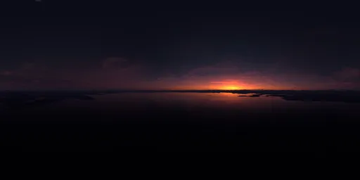 Red Twilight Night Sky