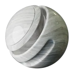 White Veined Marble