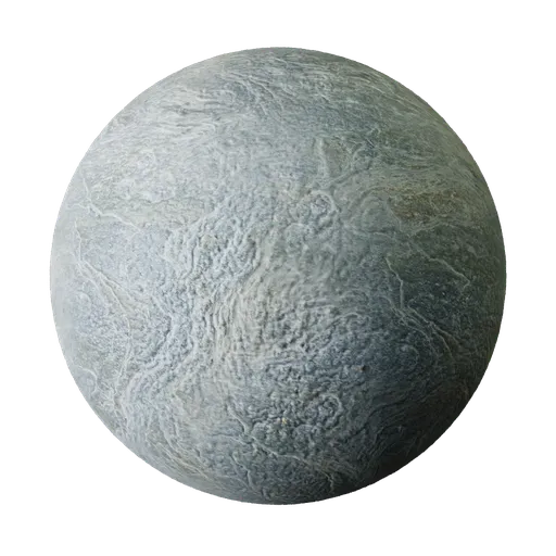 2K PBR stone texture for Blender, high-resolution seamless rock material for 3D modeling and rendering.