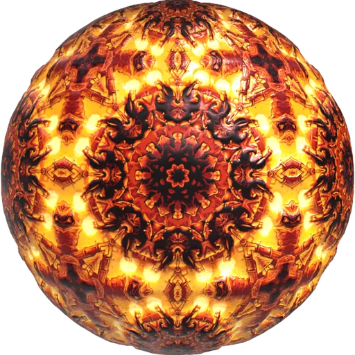 Highly detailed Mandala 26 PBR Ceramic Wall Tile texture with customizable aspects for 3D modeling and rendering.