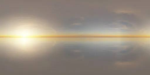 Golden Horizon Sunset HDRI