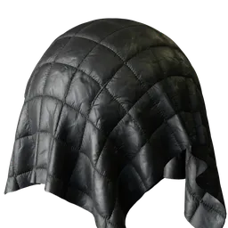 Black Quilted Fabric