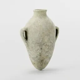 Realistic 3D urn model with detailed textures for Blender, suitable for ancient scene renderings.