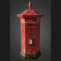 Vintage Victorian Post Box 002