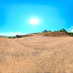 Mountain Village Valley Sunlit HDRI