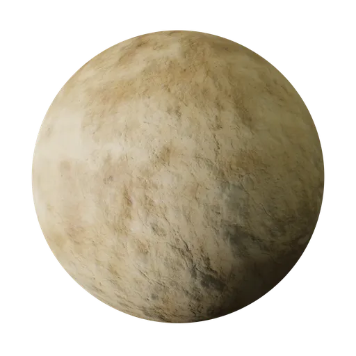 Highly textured ancient parchment 3D material with realistic stains for Blender and PBR applications.