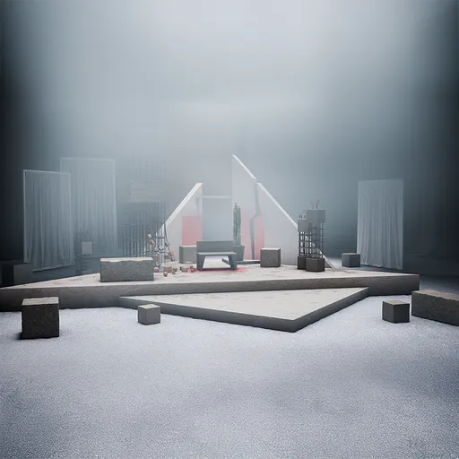 Concrete Pyramid Set