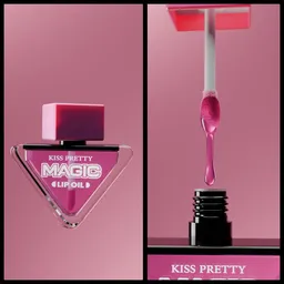 Lip oil liquid dripping shot