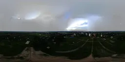 Suburban Farmland Aerial HDRI