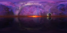 Sci-fi Nebula Sky Sunset