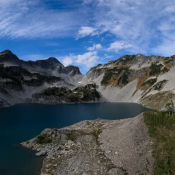 Mountain Glacier Lake Landscape