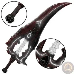 VOIDREAVER Sword – Black (Bloody)