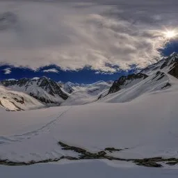 Majestic Snow-Capped Mountains