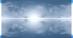 Calm Blue Sky Reflection