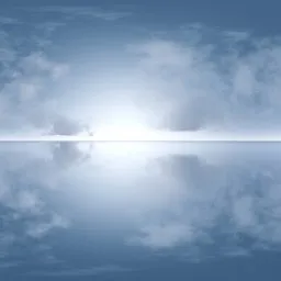 Calm Blue Sky Reflection