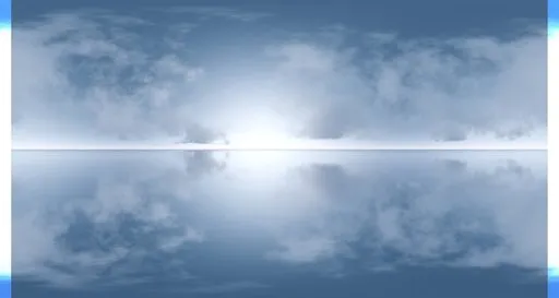Calm Blue Sky Reflection