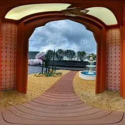 Daytime outdoor decorations