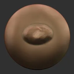 3D sculpting tool for creating detailed reptilian skin textures in digital modeling, compatible with Blender software.