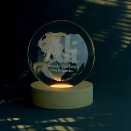 Glass Globe Decor Render