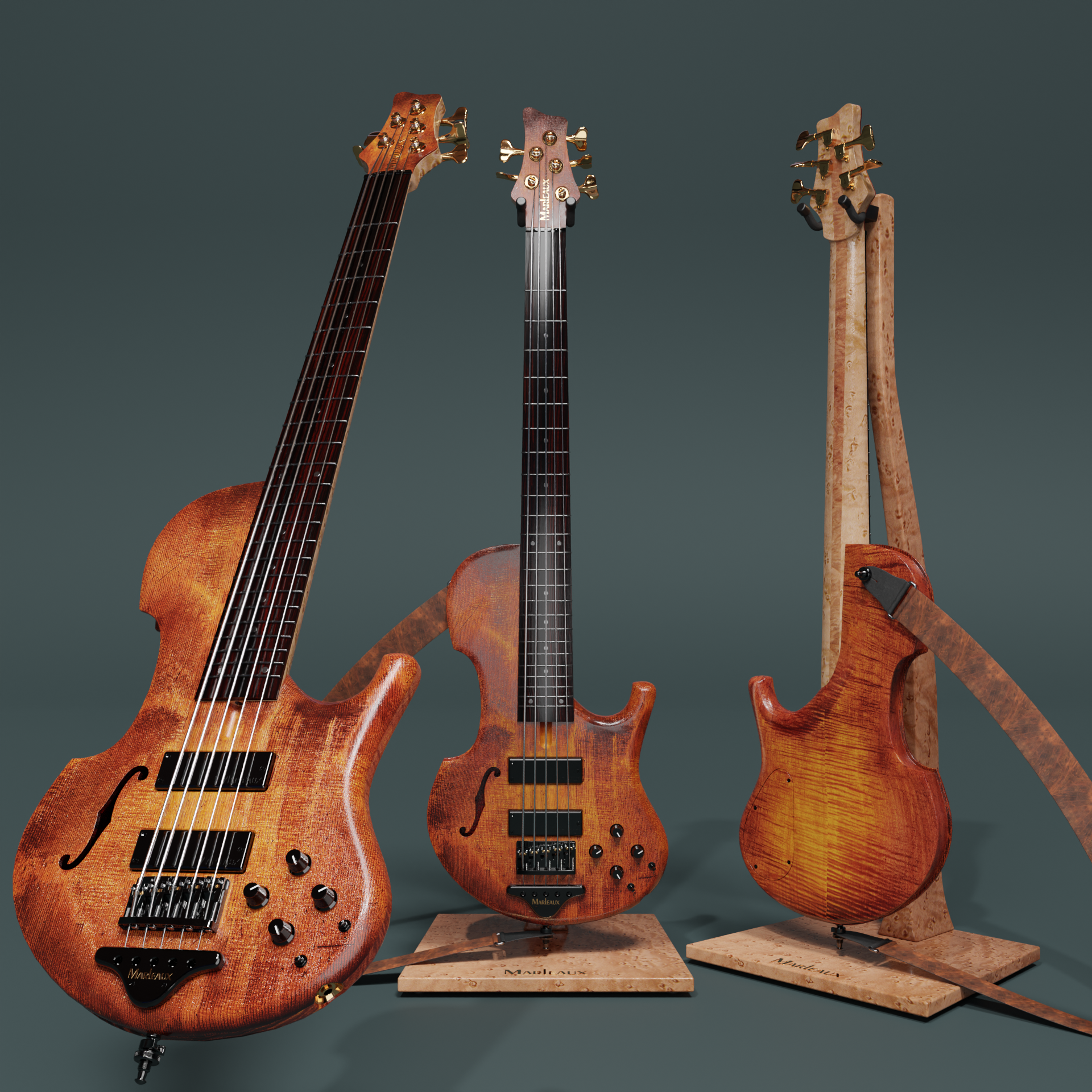 Marleaux Contra 5 special stand FREE 3D Instruments models