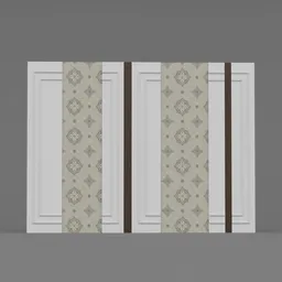 Neoclassical Molded Wall Panel Unit