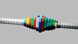 Abstract Colorful Connector