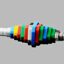 Abstract Colorful Connector