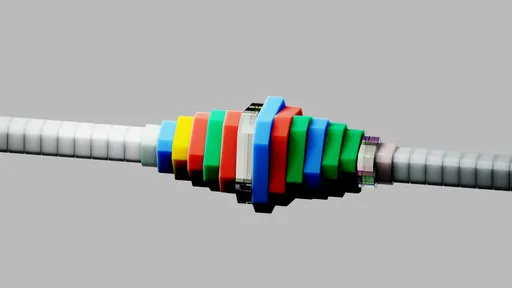 Abstract Colorful Connector
